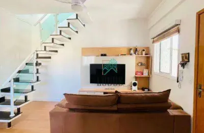Cobertura com 3 dormitórios 1 suíte à venda, 88 m² por r$ 430. - vila tibiriçá - santo andré/sp