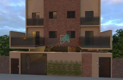 Cobertura com 2 dormitórios à venda, 115 m² por r$ 600.000,00 - vila linda - santo andré/sp
