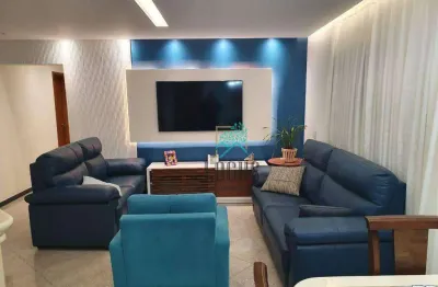 Apartamento com 3 dormitórios à venda, 125 m² por r$ 750.000,00 - campestre - santo andré/sp