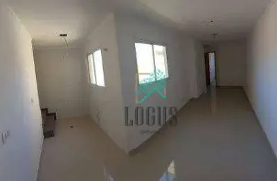 Cobertura com 2 dormitórios 1 suíte à venda, 100m² por r$ 395.000 - jardim santo alberto - santo andré/sp