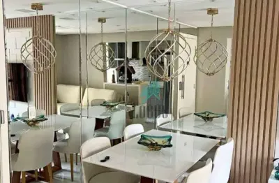 Apartamento porteira fechado!!! condomínio fit bosque dos pássaros, com 55m², 2 dormitórios sendo 1 suíte, à venda por r$ 565.000 - planalto, sbc/sp