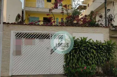 Sobrado com 3 dormitórios à venda, 230 m² por r$ 830.000,00 - vila curuçá - santo andré/sp