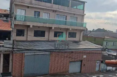Sobrado com ótima estrutura de 290m² + 386m² de área construída, à venda por r$ 2.200.000, canhema, diadema/sp