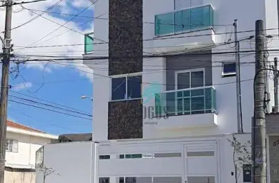 Sobrado novo, com ótima disposição de 140m² composto por 3 dormitórios sendo 2 suítes, à venda por r$ 640.000 - jardim ocara, santo andré/sp