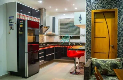 Cobertura com 2 dormitórios à venda, 101 m² por r$ 675.000,00 - vila assunção - santo andré/sp