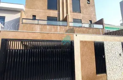 Apartamento em construção de 47m² + 4m², composto por 2 dormitórios, à venda por r$ 355.000 - vila cecília maria, santo andré/sp