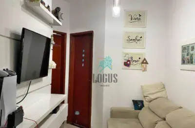 Apartamento com 2 dormitórios à venda, 50 m² por r$ 350.000,00 - vila scarpelli - santo andré/sp