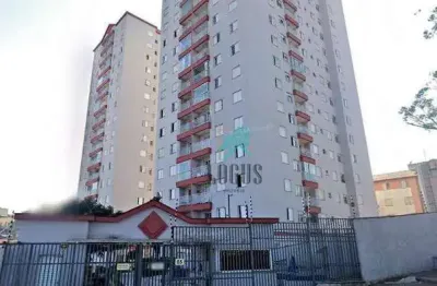 Apartamento com ótima disposição 54m², composto por 2 dormitórios, à venda por r$ 260.000 - jardim santo andré, santo andré/sp