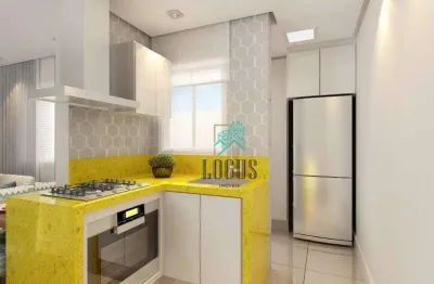 Apartamento com 2 dormitórios à venda, 49 m² por r$ 302.000,00 - vila guarani - santo andré/sp