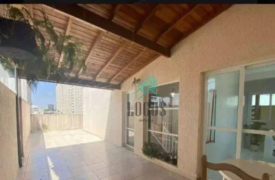 Cobertura com 3 dormitórios à venda, 232 m² por r$ 850.000,00 - vila quirino de lima - são bernardo do campo/sp