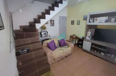 Sobrado com ótima disposição com 170m² de área construída, composto por 4 dormitórios sendo 1 suíte, à venda por r$ 450.000 - dos casas, sbc/sp