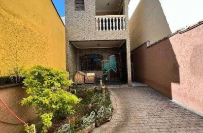Sobrado com 3 dormitórios à venda, 178 m² por r$ 790.000,00 - vila tibiriçá - santo andré/sp