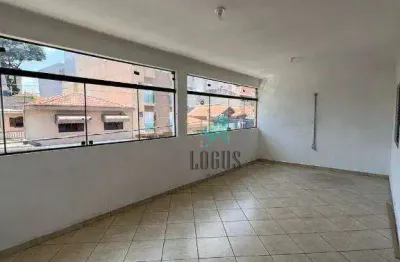 Salão para alugar, 155 m² por r$ 4.800,00/mês - vila leopoldina - santo andré/sp