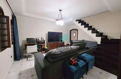 Sobrado impecável bem distribuído com 189m² composto por 3 dormitórios sendo 1 suíte, à venda por r$ 775.000 - parque selecta, sbc/sp