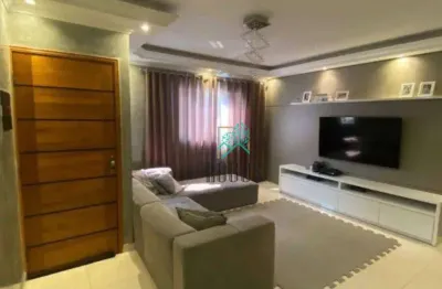 Sobrado com 3 dormitórios à venda, 156 m² por r$ 805.000,00 - jardim utinga - santo andré/sp
