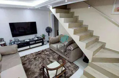 Sobrado com ótima disposição, são 201m² composto por 4 quartos sendo 1 suíte + edicúla, à venda por r$ 595.000 - paulicéia, sbc/sp