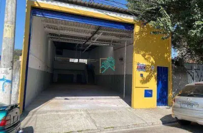 Galpão para alugar, 300 m² por r$ 8.000,00/mês - centro - são bernardo do campo/sp