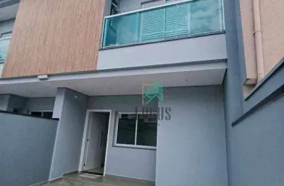 Sobrado novo, com ótima disposição de 150m² composto por 3 quartos sendo 3 suítes, à venda por r$ 1.115.000 - vila marina, santo andré/sp