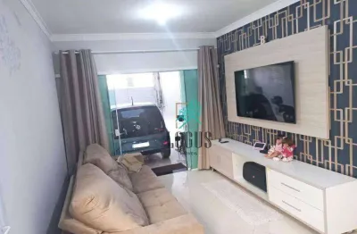 Casa térrea com 75m² de área construída composto por 1 dormitório, à venda por r$ 310.000 - vila são josé, sbc/sp