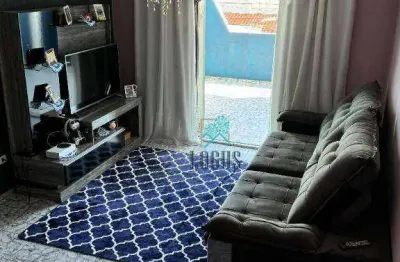 Sobrado com 109m² composto por 3 dormitórios sendo 1 com suíte e sacada, à venda por r$ 535.000 - jardim do estádio, santo andré/sp