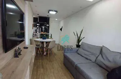 Apartamento impecável condomínio ideale demarchi, com ótima disposição 54m² composto por 2 dormitórios, à venda por r$ 392.000 - demarchi, sbc/sp