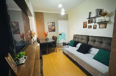 Apartamento com ótima disposição de 48m², composto por 2 dormitórios, à venda por r$ 330.000 - paulicéia, sbc/sp