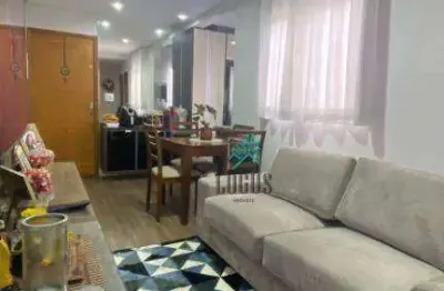 Cobertura com 2 dormitórios à venda, 80 m² por r$ 425.000,00 - vila junqueira - santo andré/sp