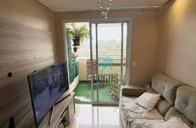 Apartamento impecável com ótima disposição 54m² composto por 2 dormitórios, à venda por r$ 380.000 - demarchi, sbc/sp