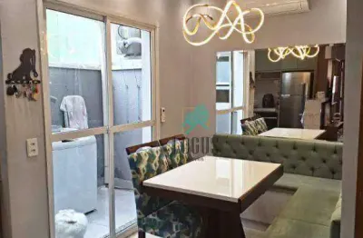 Apartamento com ótima disposição de 50m², 2 quartos, à venda por r$ 350.000 - pq. erasmo assunção, santo andré/sp