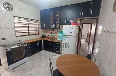 Casa com 2 residências, área construída de 146m², à venda por r$ 490.000 - alvarenga, sbc/sp