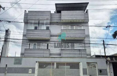 Apartamento com ótima disposição de 50m², 2 quartos, à venda por r$ 330.000 - vila junqueira, santo andré/sp