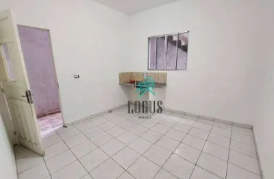 Casa com 1 dormitório para alugar, 50 m² por r$ 850,00/mês - jardim oriental - santo andré/sp