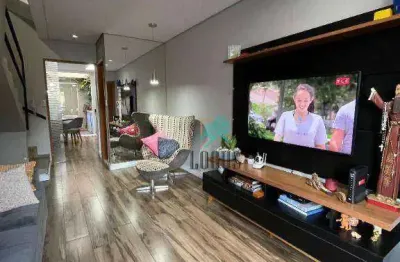 Sobrado em condomínio fechado- bairro demarchi- são bernardo do campo, 126m²