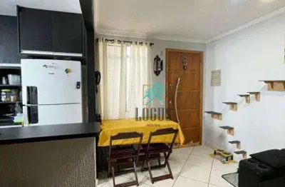 Apartamento bem distribuído com 47m² composto por 2 dormitórios, à venda por r$ 240.000 - demarchi, sbc/sp
