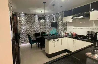 Sobrado com 3 dormitórios à venda, 130 m² por r$ 645.000 - jardim santo andré - santo andré/sp
