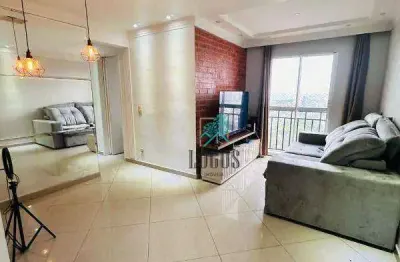 Apartamento IMPECÁVEL, com 60m² composto 3 quartos todos com planejados, à venda por R$ 392.000 - Pq. Erasmo, Santo André/SP
