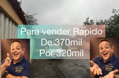 Casa lote inteiro a 100m da Praia com 2 suítes com muito quintal na frente e construção nos fundos