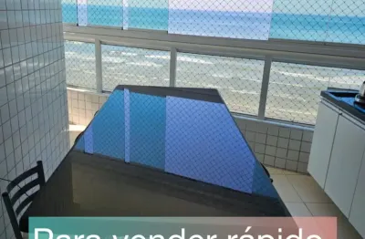 Lindissimo Apartamento 3 dormitórios com Varanda Gourmet totalmente Frente Mar