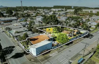 Terreno industrial / comercial à venda com 1755m²,  há 150 metros da rod. leopoldo jacomel em piraquara