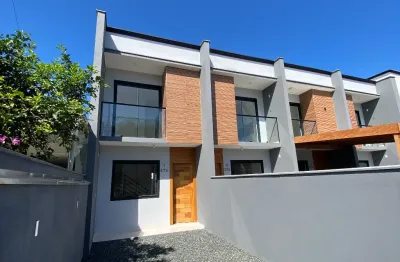 Linda casa sobrado geminado - joinville - sc - jardim paraíso