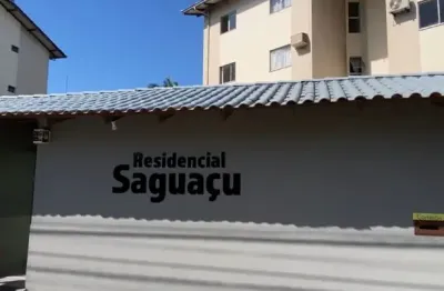 Lindo apartamento no Residencial Saguaçu com 02 quartos  no 3° pavimento.
