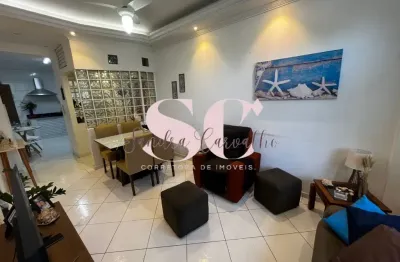 Apartamento térreo mobiliado  – frente mar – embaré, santos/sp