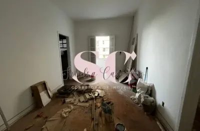 Apartamento em reforma – 2 dormitórios – frente mar – embaré, santos/sp