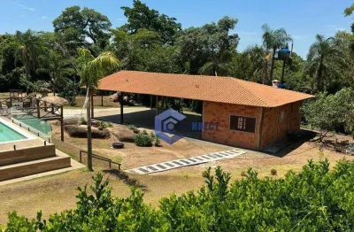 Sítio com 3 dormitórios à venda, 208000 m² por r$ 3.200.000,00 - jardim dos laranjais - indaiatuba/sp