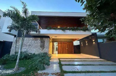 Linda casa térrea no alphaville ii com a/e e com planejados