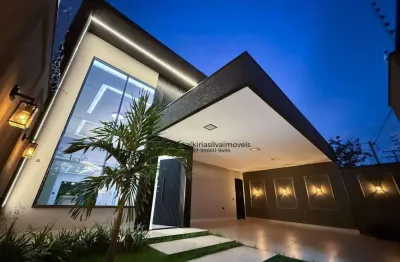 Casa alto padrão 03 suítes com piscina - jardim das nações