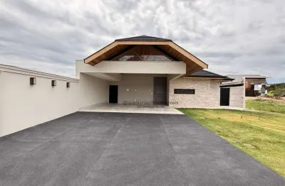 Casa térrea alto padrão em condomínio fechado - residencial shalon