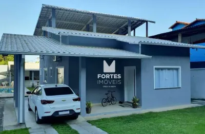 Casa com 2 quartos com vista pra lagoa e piscina à venda - jacaroá - maricá/rj
