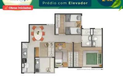 Apartamento com 3 quartos à venda na Avenida Doutor Odair Pacheco Pedroso, Vila Monte Serrat, Cotia