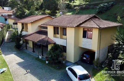 Casa à venda, 680 m² por r$ 2.900.000,00 - cascata dos amores - teresópolis/rj